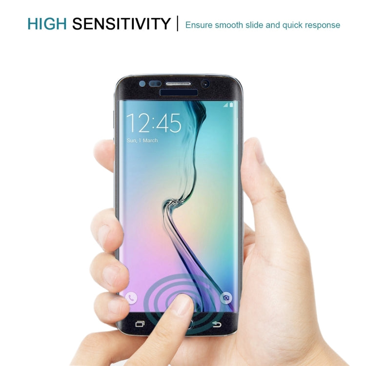 適用於三星Galaxy S6 edge    0.3mm 9H 3D曲面全屏絲印鋼化玻璃膜