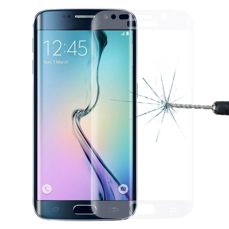 適用於三星Galaxy S6 edge    0.3mm 9H 3D曲面全屏絲印鋼化玻璃膜