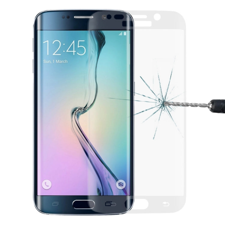 適用於三星Galaxy S6 edge    0.2mm 9H 3D曲面全屏絲印鋼化玻璃膜