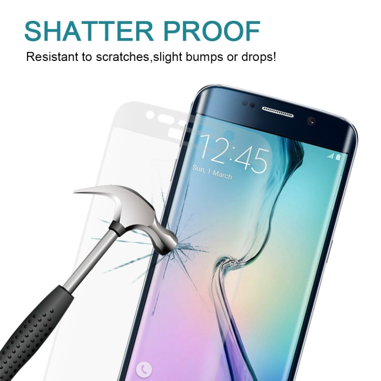適用於三星Galaxy S6 edge    0.2mm 9H 3D曲面全屏絲印鋼化玻璃膜