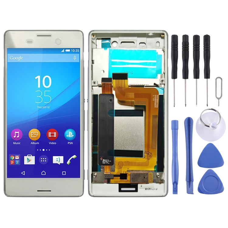 LCD Screen Digitizer Full Assembly with Frame for Sony Xperia M4 Aqua
