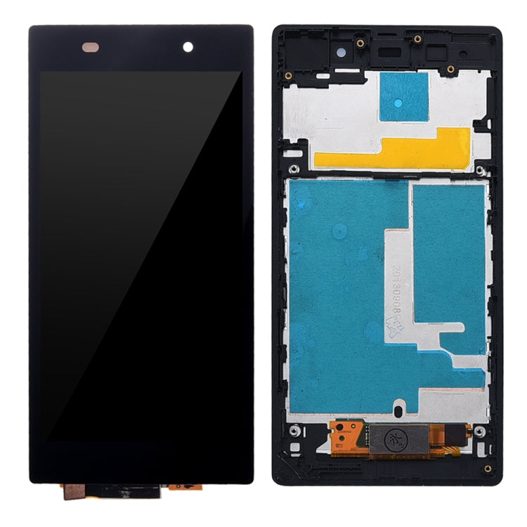 適用於Sony Xperia Z1 / L39h / C6902 / C6903 / C6906 / C6943 液晶屏總成 帶框