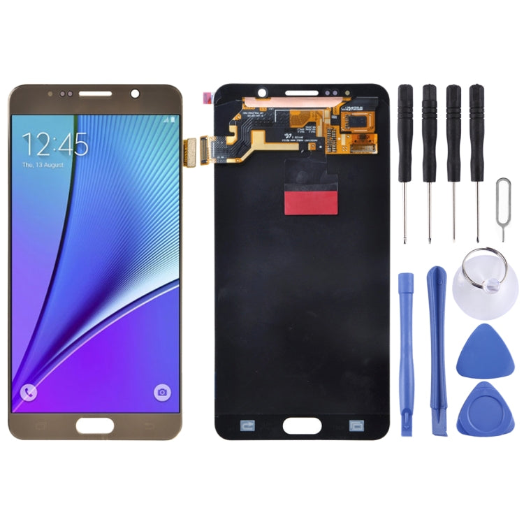 適用於Samsung Galaxy Note 5 / N9200, N920I, N920G, N920G/DS, N920T, N920A 原裝液晶觸摸總成 5.7英寸