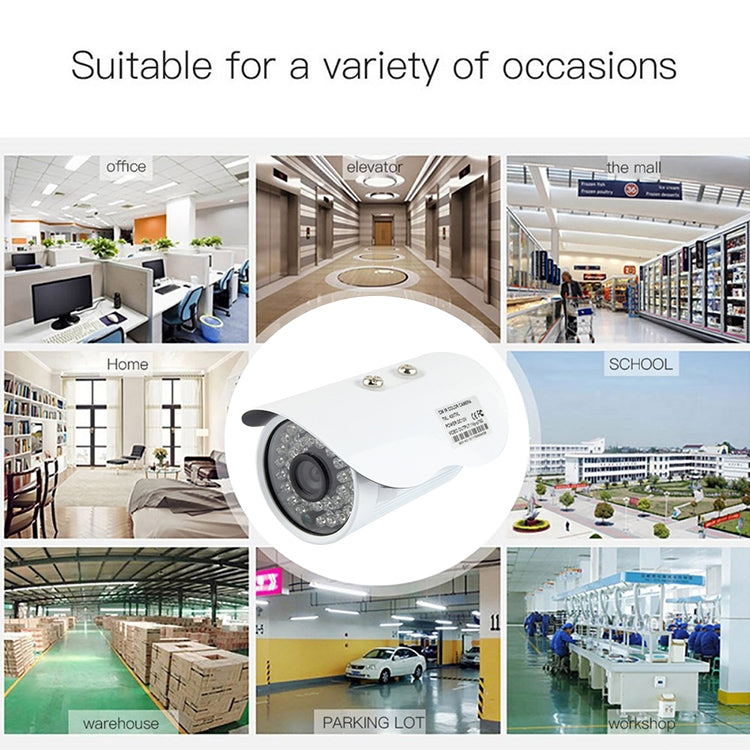 CMOS 420TVL 6mm鏡頭,金屬材質,紅外距離: 20m , 白色