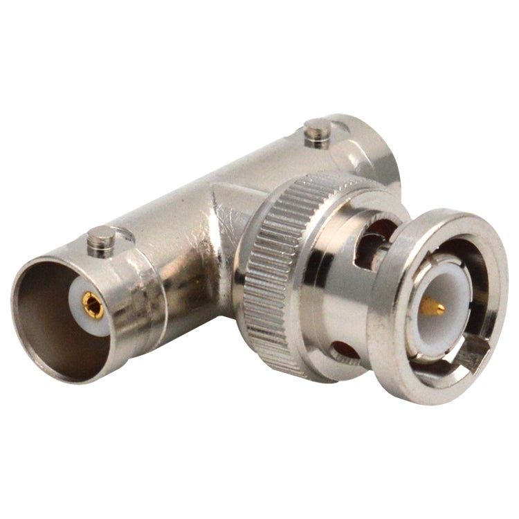 T型BNC 插頭轉2 BNC插頭連接頭