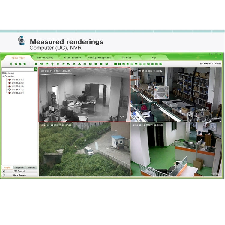N4B3M/Kit 720P 4嵌入式100萬視頻錄像機全套 紅外距離 20米