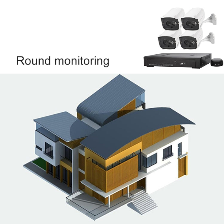 N4B7MPoe/Kit 720P 4嵌入式100萬視頻錄像機全套 紅外距離 20米