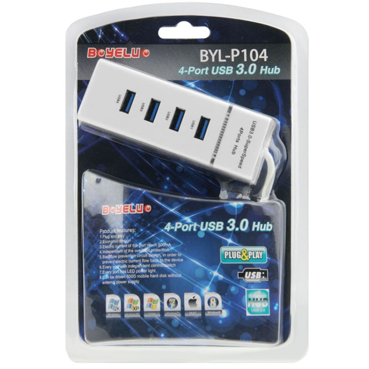4口 USB 3.0 集線器 BYL-P104