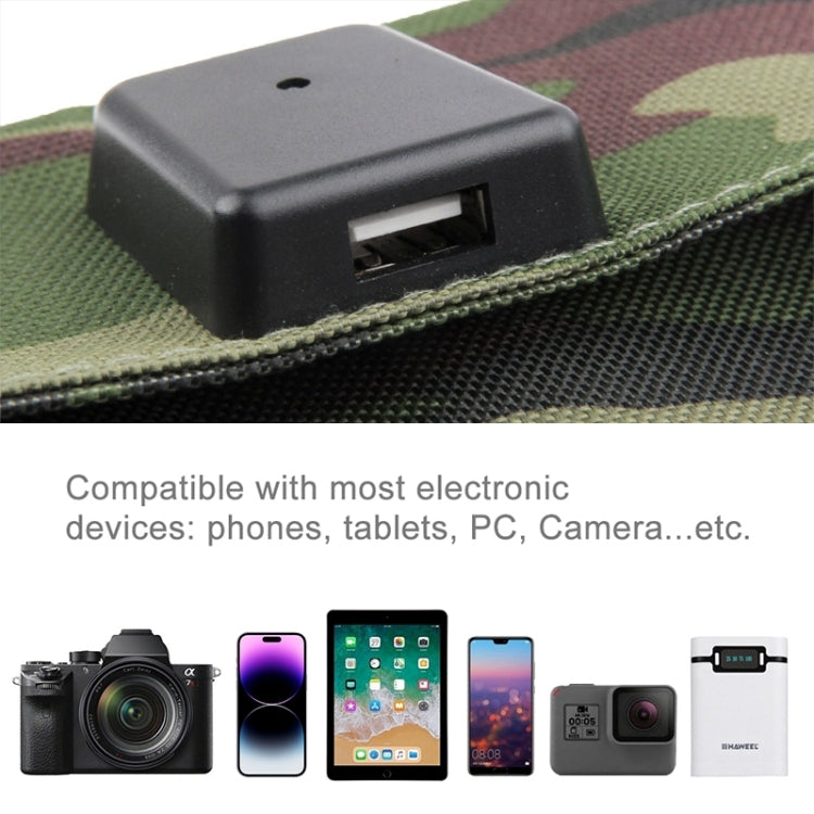 10W 迷彩太陽能充電包