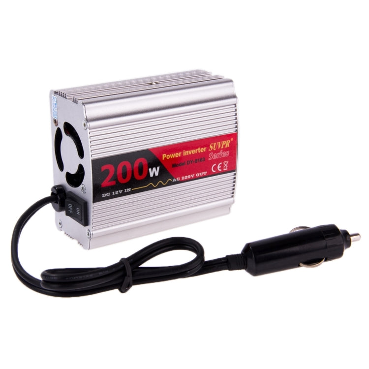 SUVPR DY-8103 200W DC 12V 轉 AC 電源逆變器 帶USB接口 & 通用插座