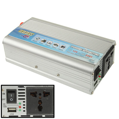 500W車載逆變器, AC 220V, 500W DC 12V to AC 220V