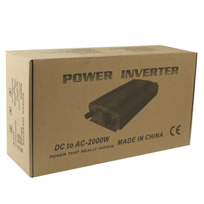 2000W 12V轉220V逆變器, 配電瓶線, 2000W DC 12V to AC 220V