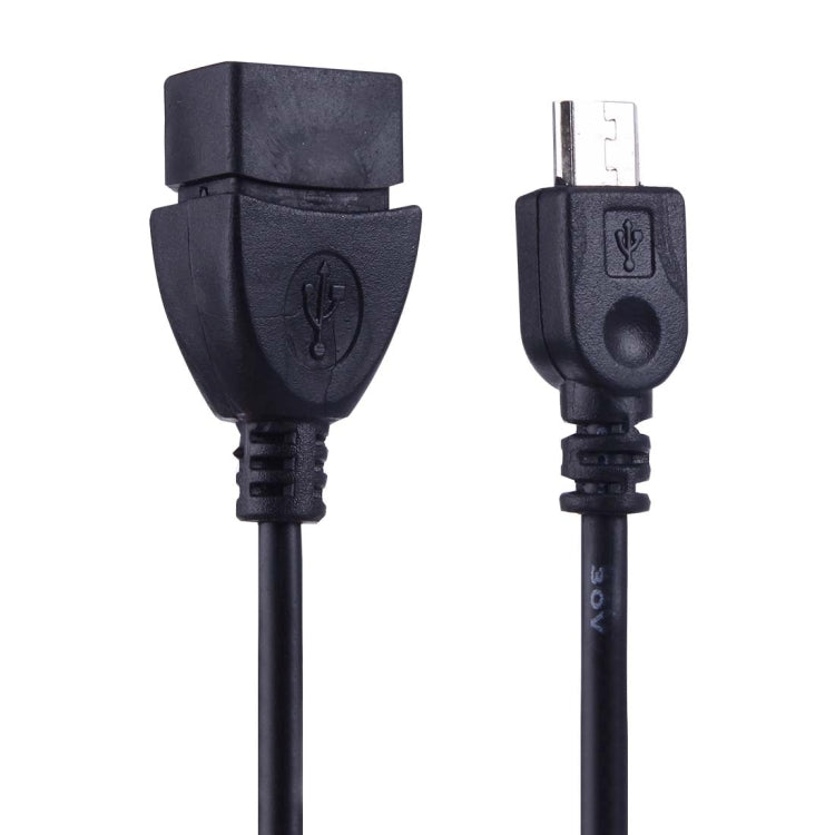 Micro USB公頭 轉 USB 2.0母頭  直頭OTG轉接適配線