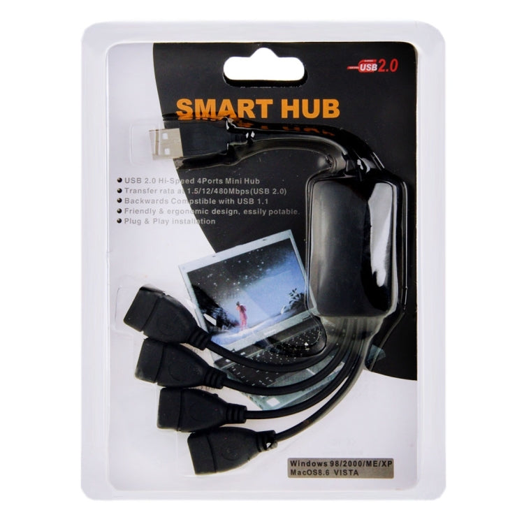 4接口USB 2.0集線器