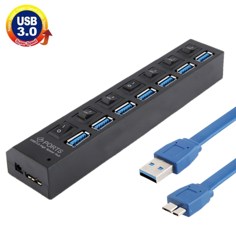 4口USB 3.0 + 3口USB2.0集線器