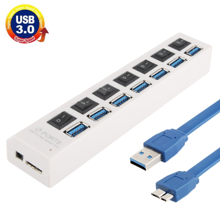 4口USB 3.0 + 3口USB2.0集線器