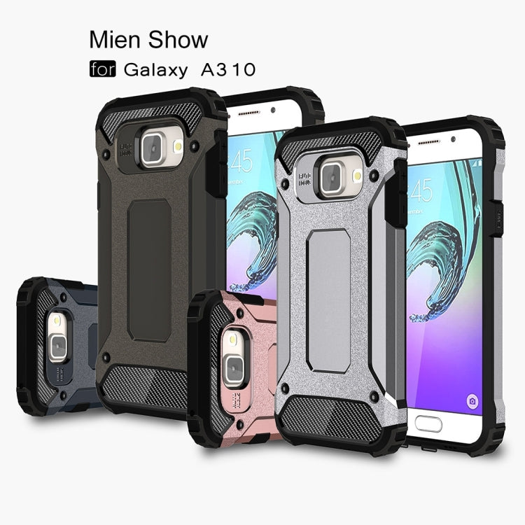 適用於三星 Galaxy A3  / A310 金剛鐵甲殼 TPU PC組合殼