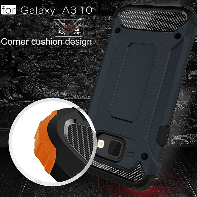 適用於三星 Galaxy A3  / A310 金剛鐵甲殼 TPU PC組合殼