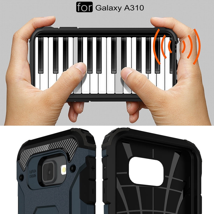 適用於三星 Galaxy A3  / A310 金剛鐵甲殼 TPU PC組合殼
