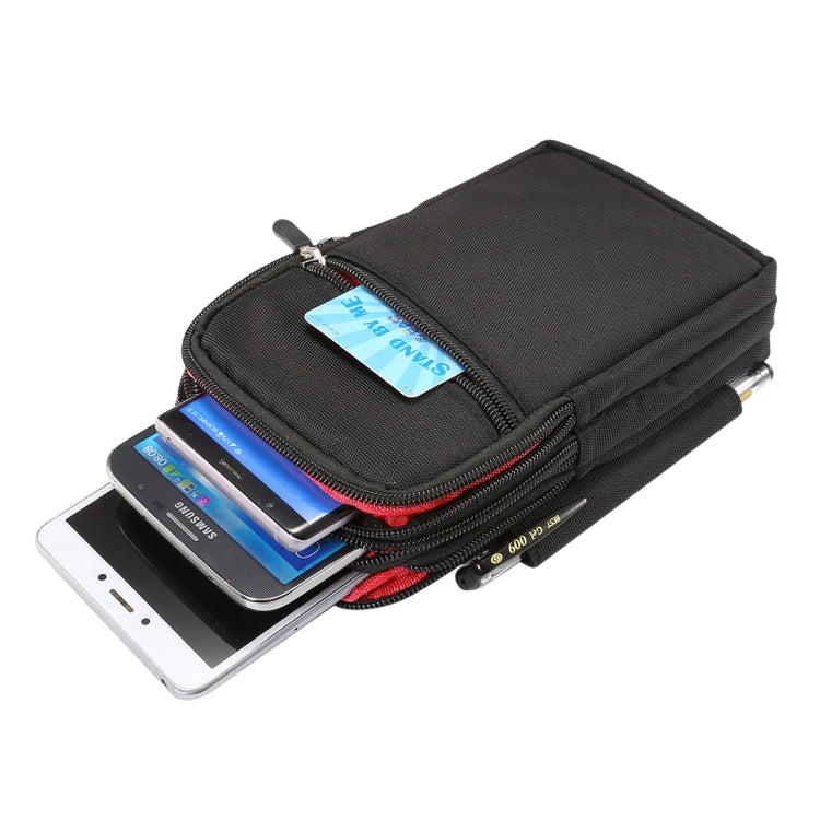 7英寸以下通用 掛腰包，帶皮帶扣和登上扣