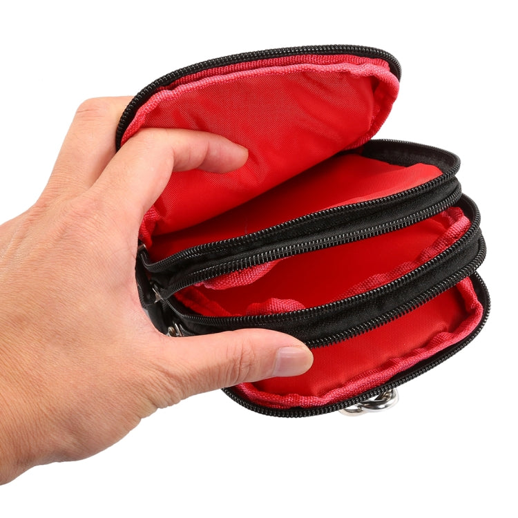 7英寸以下通用 掛腰包，帶皮帶扣和登上扣