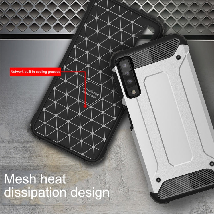 適用於三星蓋樂世A7  / A750 鐵甲殼 TPU PC 組合殼