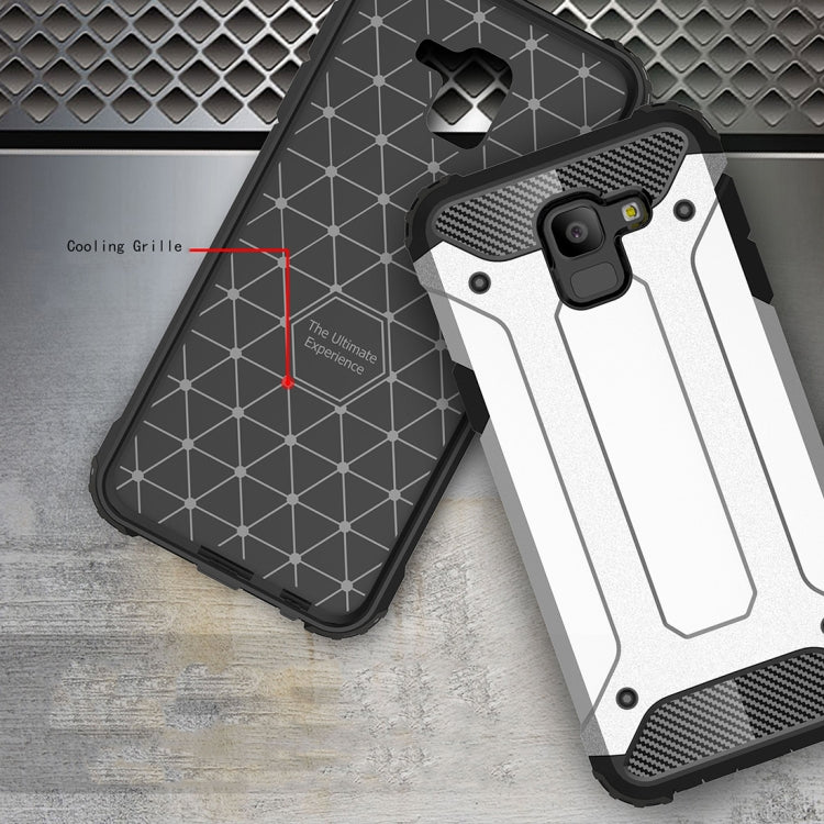 適用於三星Galaxy J6 2018  鐵甲 TPU+PC組合殼