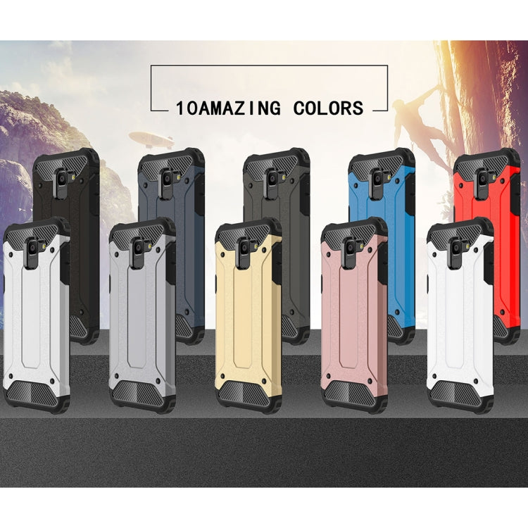 適用於三星Galaxy J6 2018  鐵甲 TPU+PC組合殼