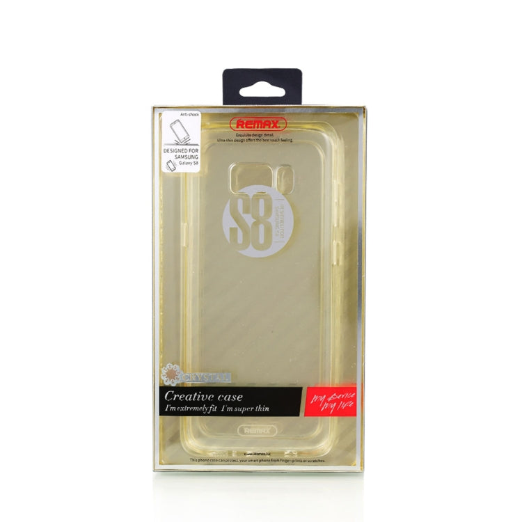 REMAX 晶瑩系列  適用於三星蓋樂世S8 超薄透明防摔保護后殼
