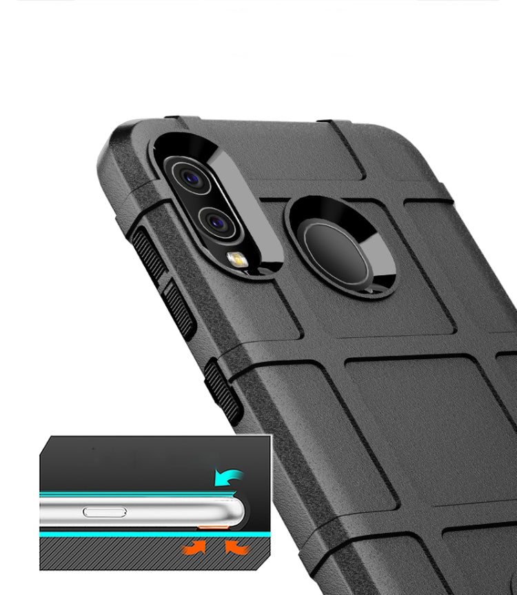 適用於 三星Galaxy A30護盾防摔全包硅膠保護殼