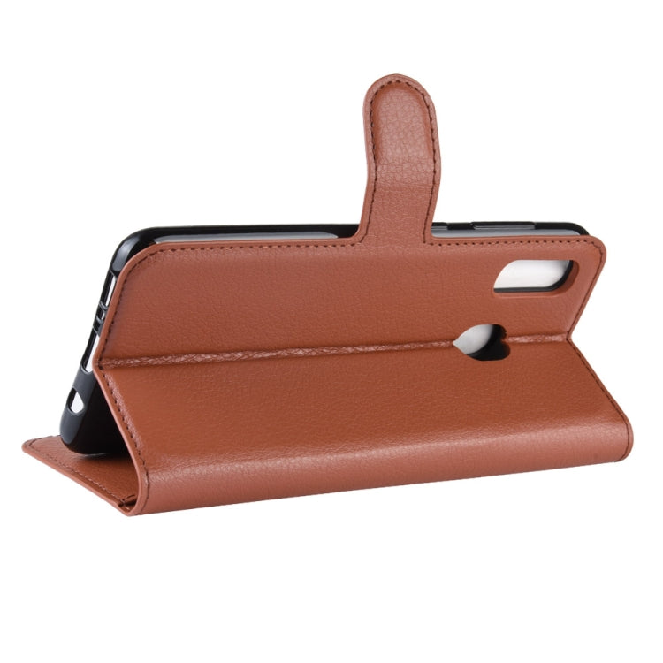 適用於Galaxy A30 荔枝紋左右開皮套 帶錢包&支架&卡槽