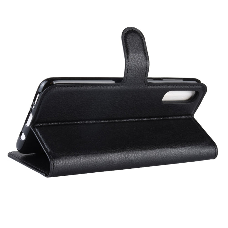 適用於Galaxy A50 荔枝紋左右開皮套 帶錢包&支架&卡槽