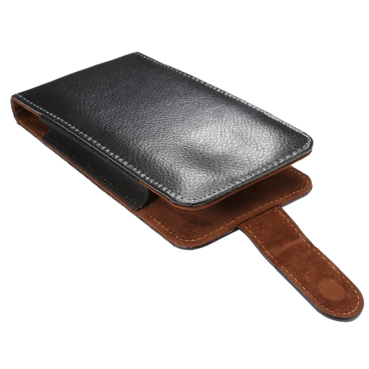 適用於三星蓋樂士Mega 6.3 / i9200 / i9208 / 9152 / 9158 / p709 等6.3寸相同規模機型通用 皮革荔枝紋可旋轉背夾扣上下開豎套掛腰包