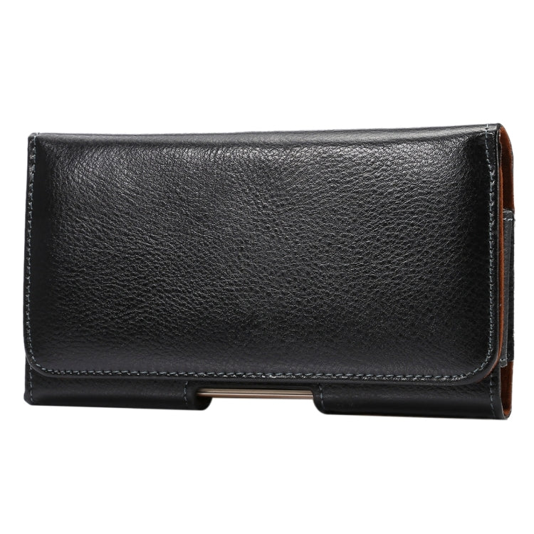 適用於三星蓋樂士Mega 6.3 / i9200 / i9208 / 9152 / 9158 / p709, 等6.3寸相同規模機型通用 皮革荔枝紋可旋轉背夾扣上下開橫套掛腰包