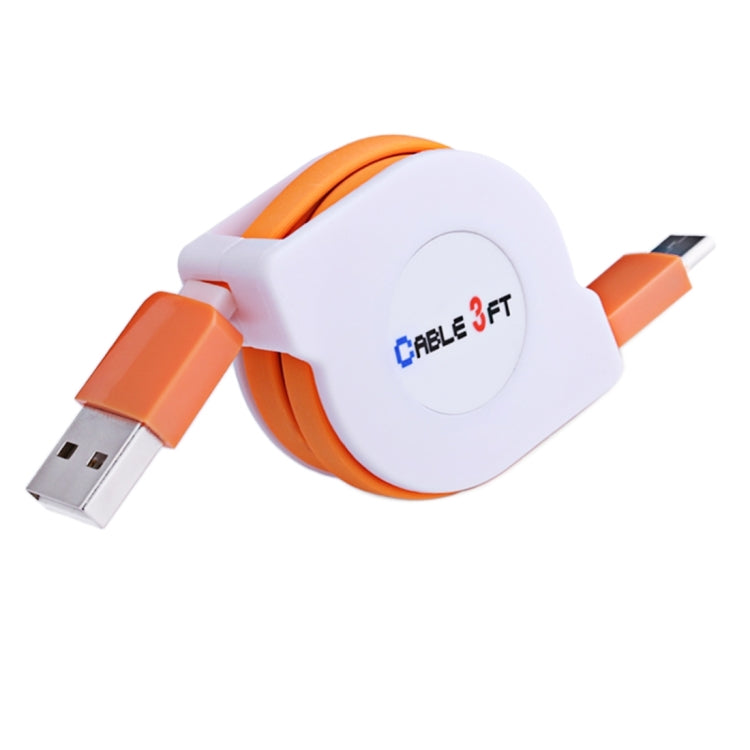 Type-C伸縮線數據線 110 銅芯絲 Type-C 轉 USB 充電數據線 長度：1米