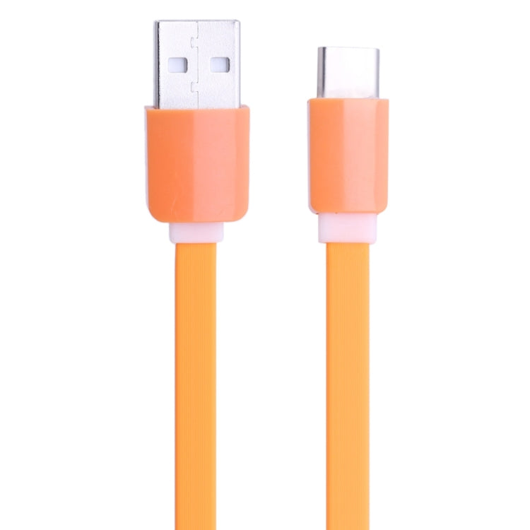 Type-C伸縮線數據線 110 銅芯絲 Type-C 轉 USB 充電數據線 長度：1米