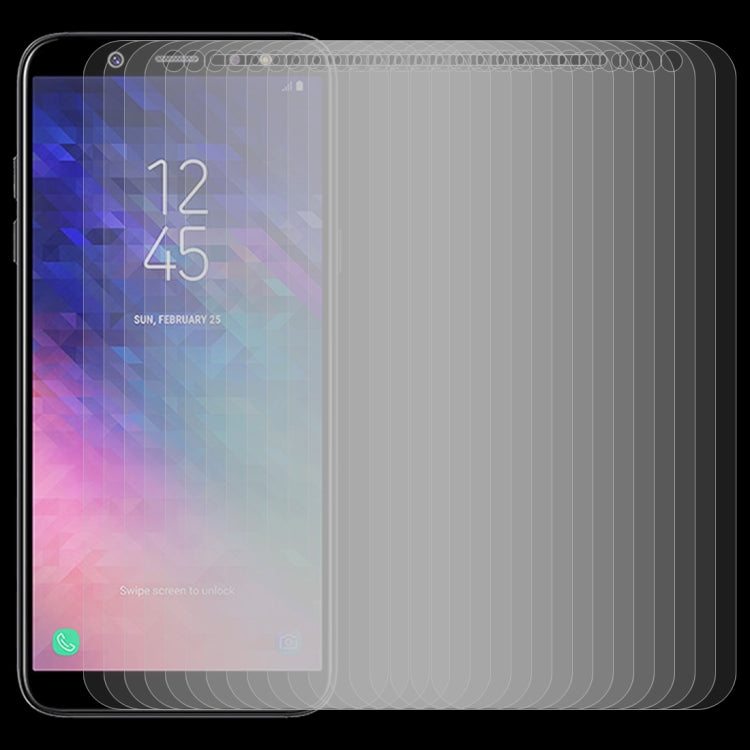50個裝適用於三星Galaxy A6+   0.26mm厚度 9H 2.5D弧邊鋼化玻璃膜