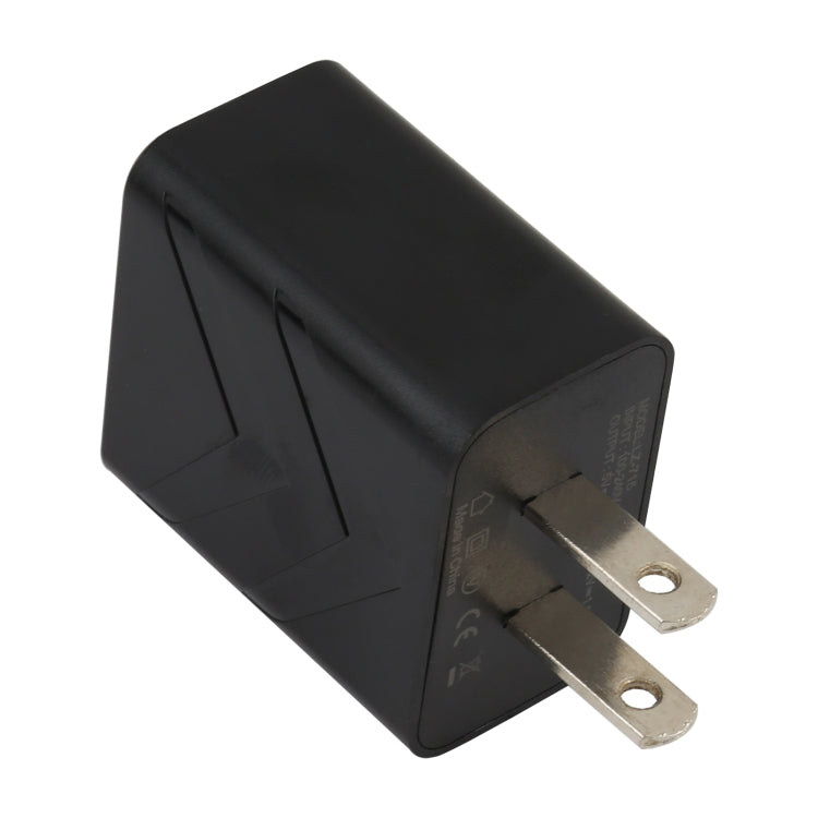 LZ-715 18W QC3.0 USB 單口快速旅行充，美規
