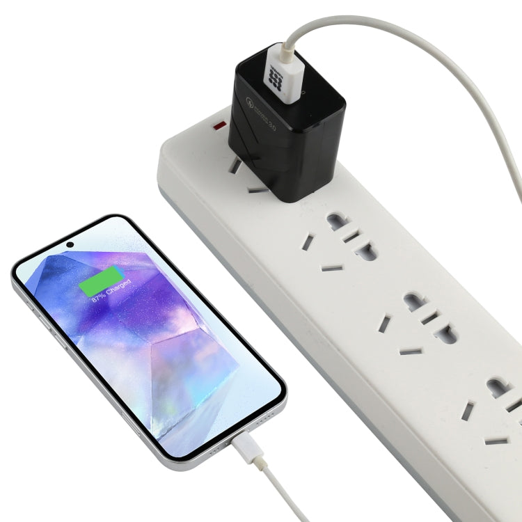 LZ-715 18W QC3.0 USB 單口快速旅行充，美規