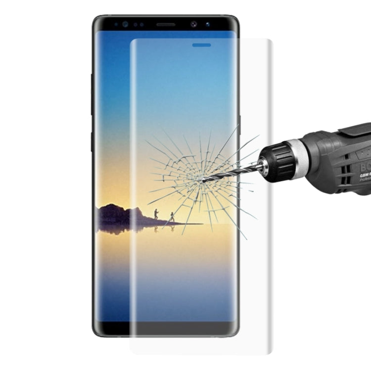 恩凱 草帽王子 適用於三星 蓋樂世Note 8 0.26mm厚度 9H表面硬度 3D曲面全屏覆蓋鋼化膜