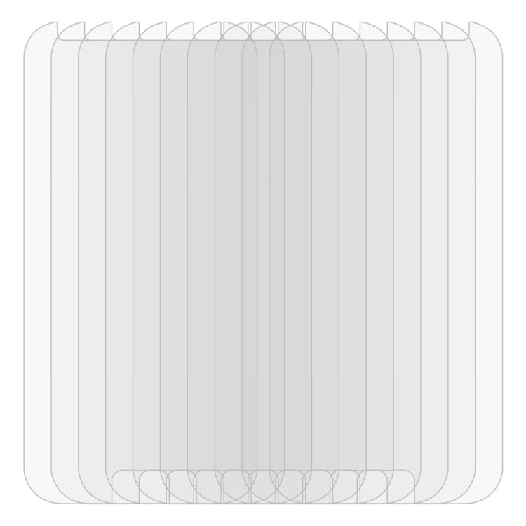 10個/裝 適用於三星蓋樂世 A5  / A520  0.26mm厚度 9H表面硬度 2.5D弧邊 非全屏鋼化玻璃保護膜套裝