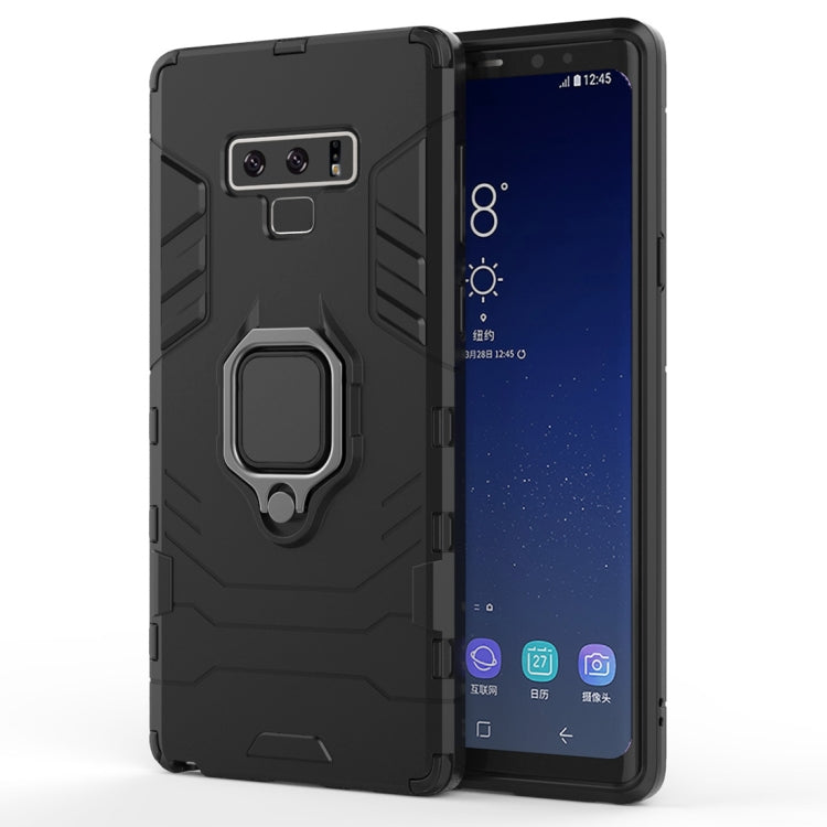 適用於三星Galaxy Note9 黑豹PC   TPU磁吸指環支架防摔保護殼