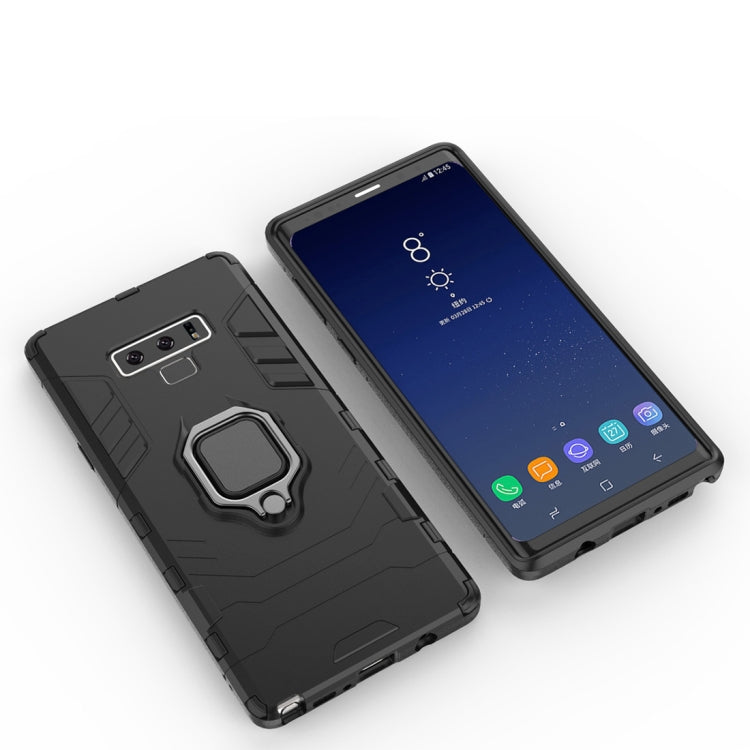適用於三星Galaxy Note9 黑豹PC   TPU磁吸指環支架防摔保護殼