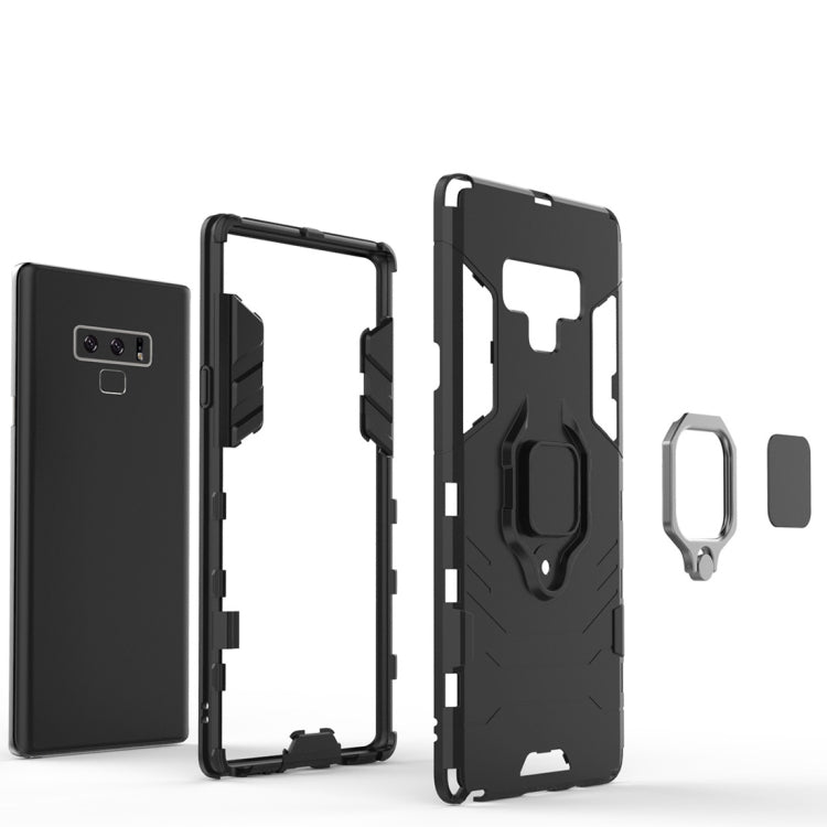 適用於三星Galaxy Note9 黑豹PC   TPU磁吸指環支架防摔保護殼