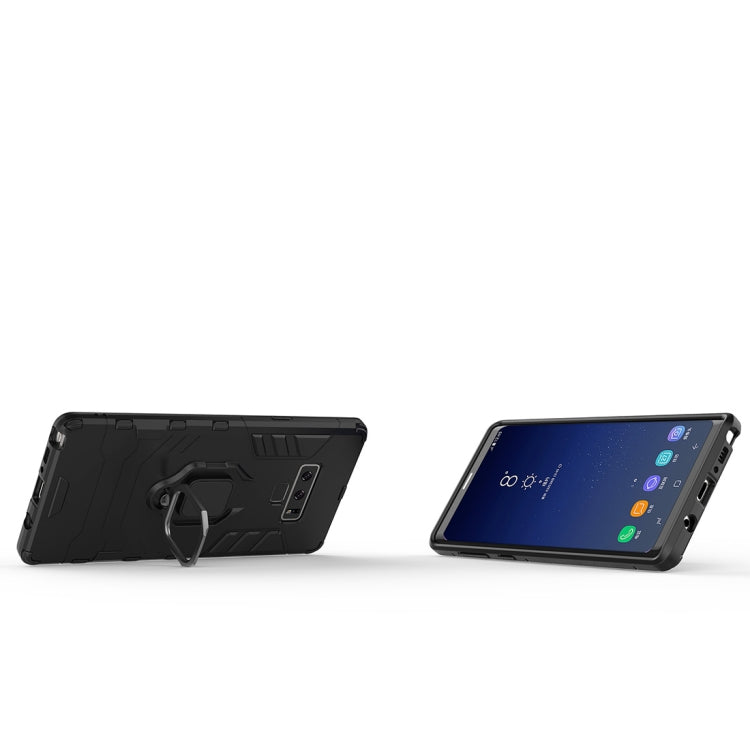 適用於三星Galaxy Note9 黑豹PC   TPU磁吸指環支架防摔保護殼