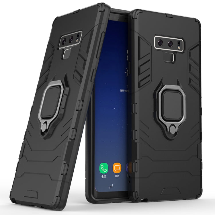 適用於三星Galaxy Note9 黑豹PC   TPU磁吸指環支架防摔保護殼