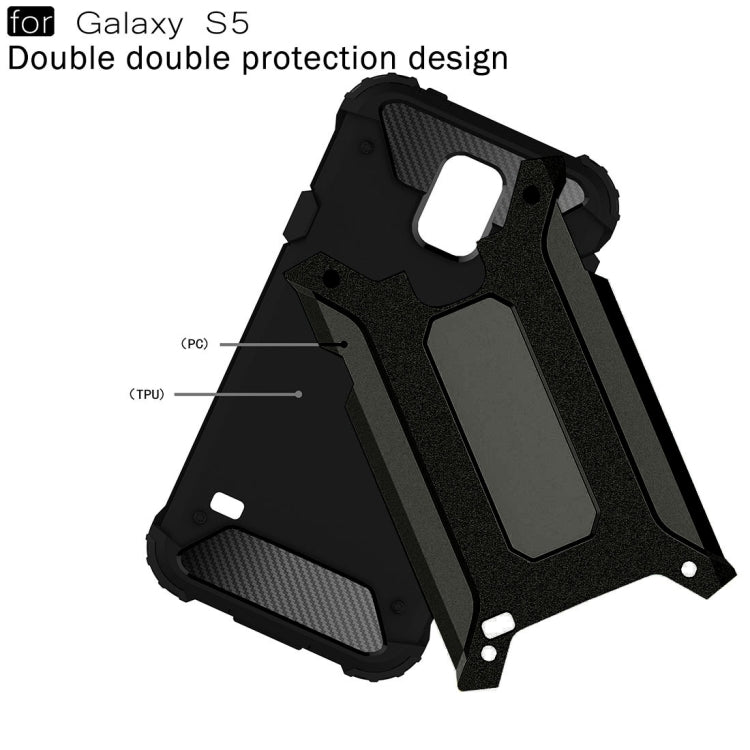 適用於三星Galaxy S5 / G900 金剛鐵甲殼 TPU PC組合