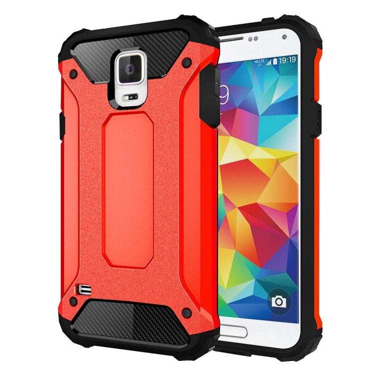 適用於三星Galaxy S5 / G900 金剛鐵甲殼 TPU PC組合