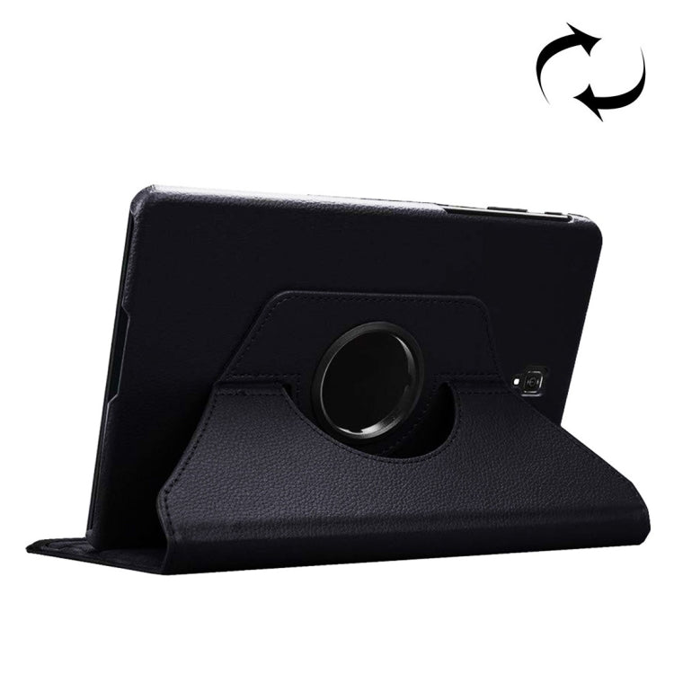 適用於三星Galaxy Tab S4 10.5 T830 / T835 荔枝紋左右開360度旋轉皮套 帶支架