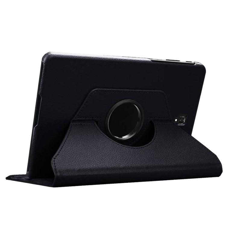 適用於三星Galaxy Tab S4 10.5 T830 / T835 荔枝紋左右開360度旋轉皮套 帶支架